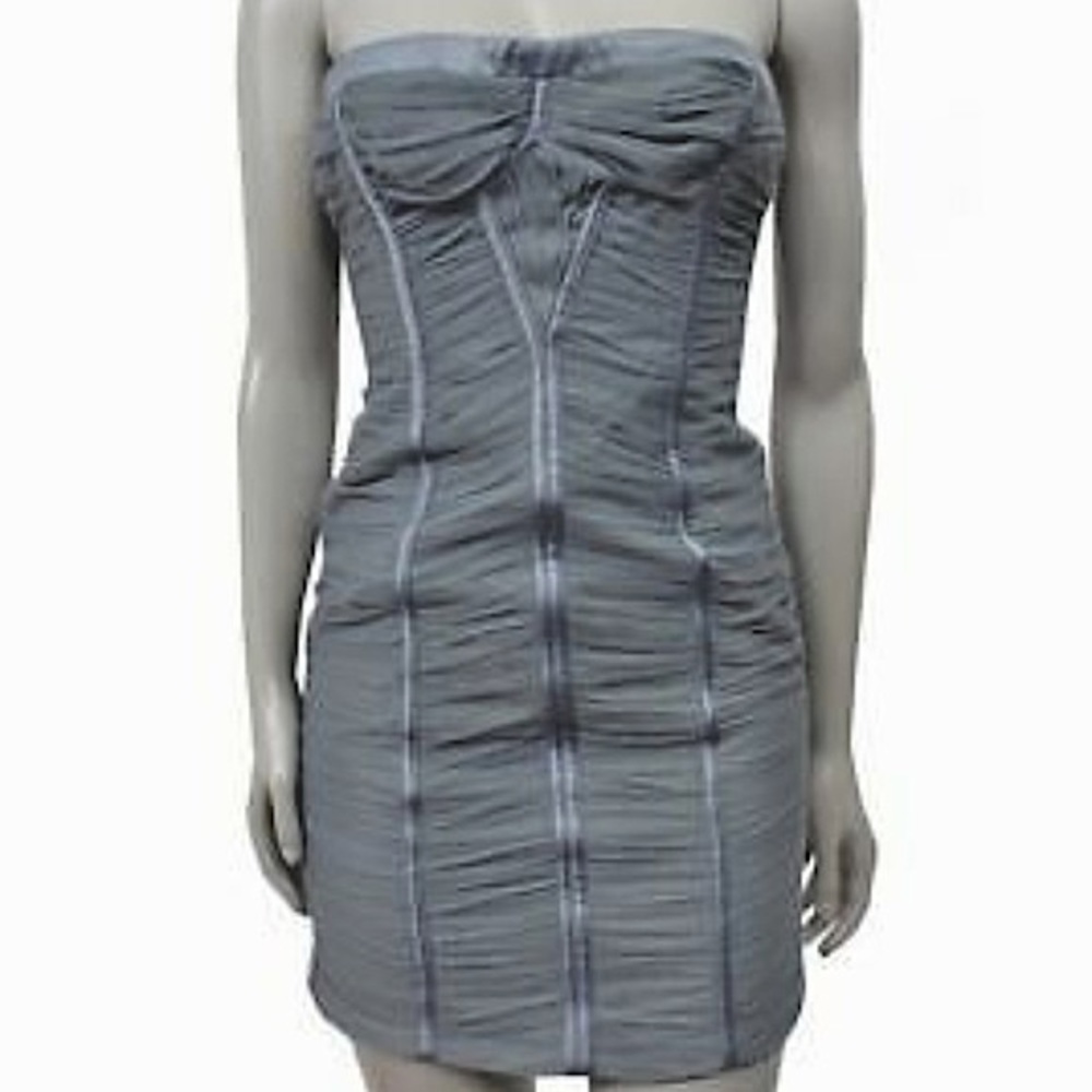 BCBG Strapless "Sela" Evening Dress